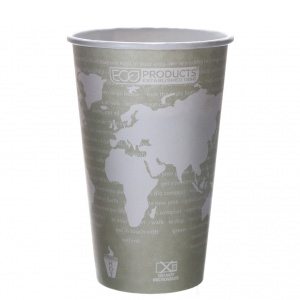 GOBELETS POUR BOISSONS CHAUDES WORLD ARTMC - 16 OZ