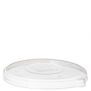 WORLD VIEW™ FLAT LID, FITS 16-40OZ. SUGARCANE/ 24-46OZ COUPE BOWLS