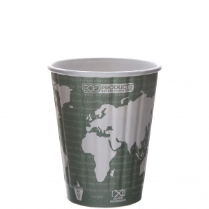 WORLD ART™ INSULATED HOT CUPS 12OZ. - BILINGUAL