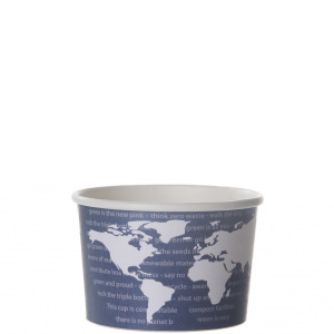 WORLD ART™ FOOD CONTAINER - 4OZ.  - BILINGUAL