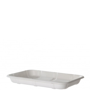 RENEWABLE & COMPOSTABLE SUGARCANE MEAT & PRODUCE TRAYS, 8.5 X 6 X 1.0IN, 2D 