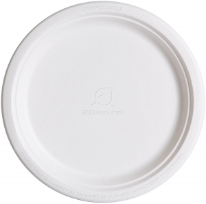 10 inch Round Sugarcane Plate