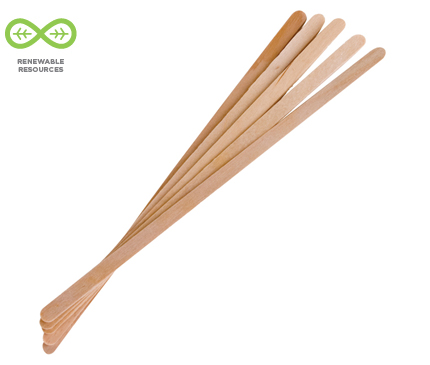 Renewable Wooden Stir Sticks