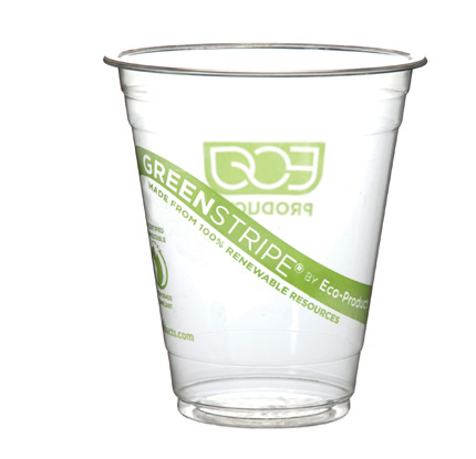 GREENER SETTINGS 16 oz. Clear Compostable Disposable Cups, Cold